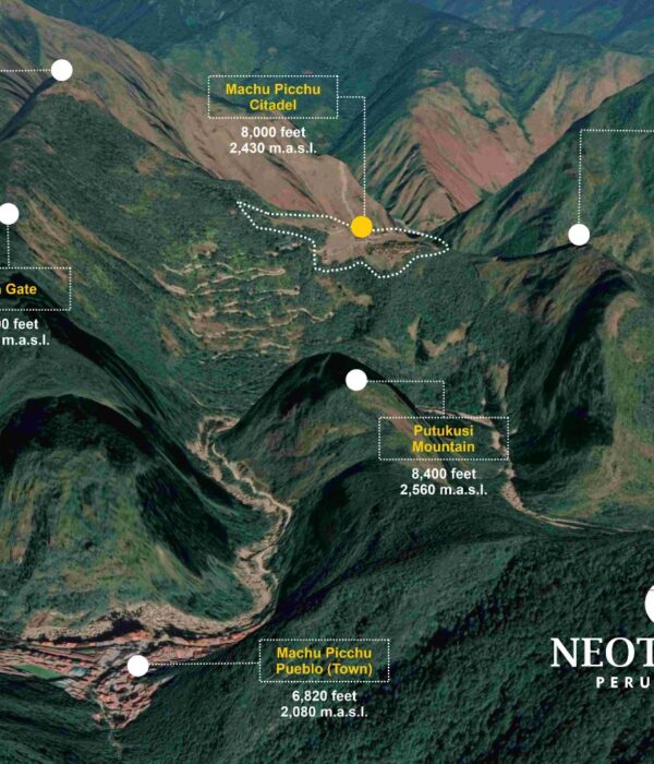 Elevation of Machu Picchu